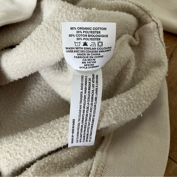 Frank and Oak Gym Fleece Crewneck Sweatshirt - Picture 7 of 8